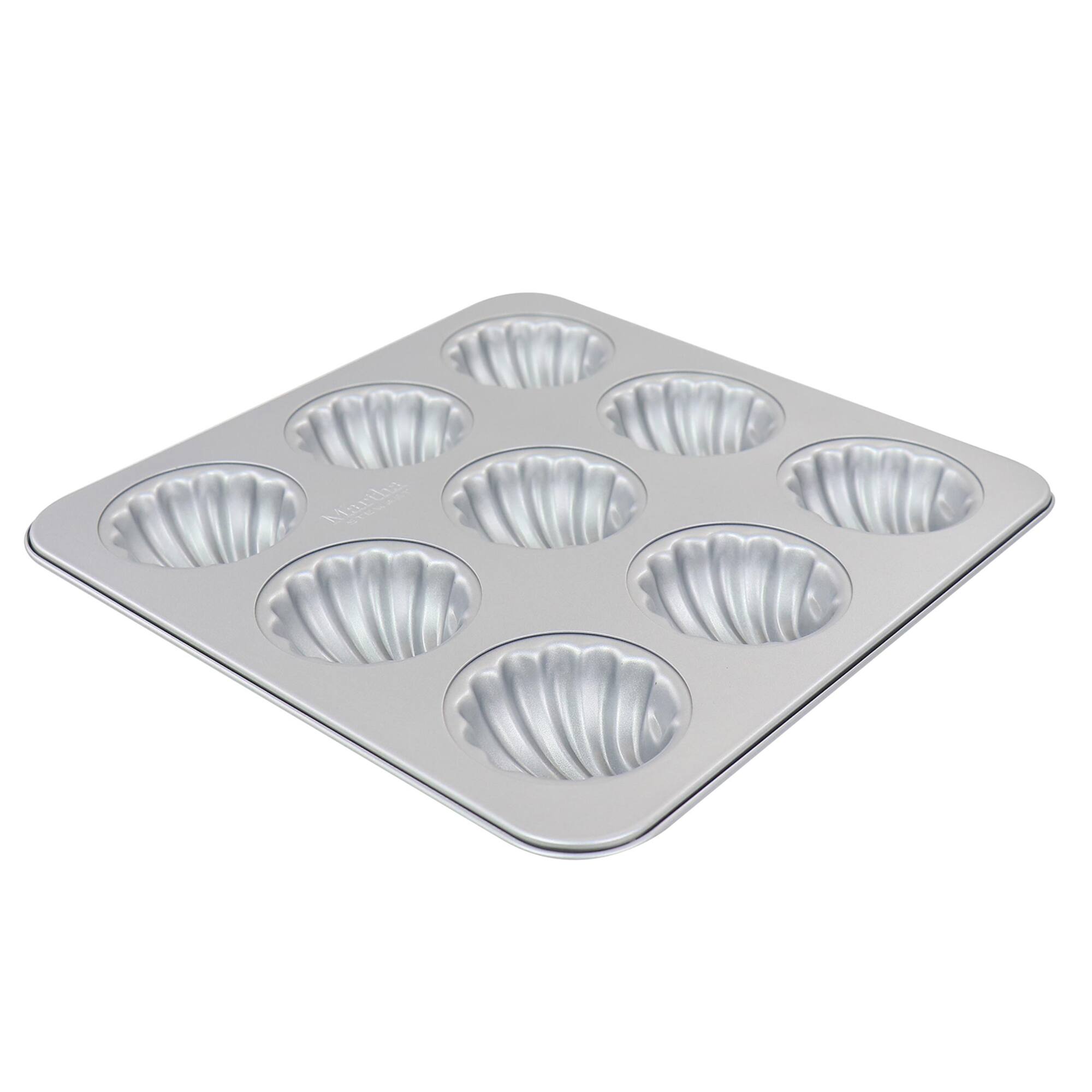 Martha Stewart 11" 9-Cup Carbon Steel Madeline Pan